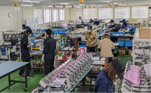 大郷工場医用機器組立作業